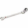 Channellock Standard 3/8 In. 12-Point Ratcheting Flex-Head Wrench 317411